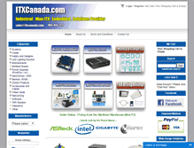 Tablet Screenshot of itxcanada.com
